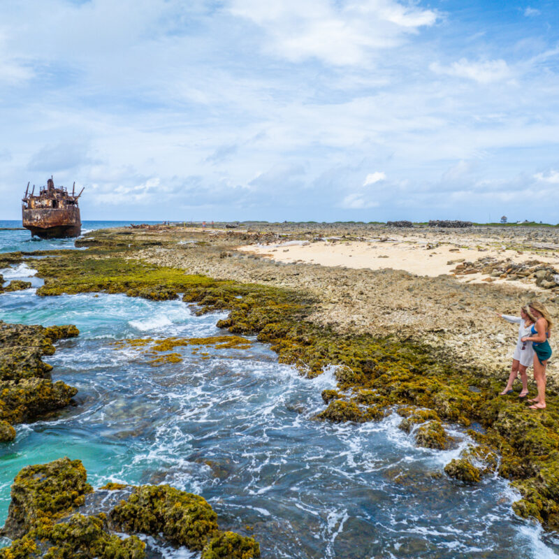 Container ship shipwreck