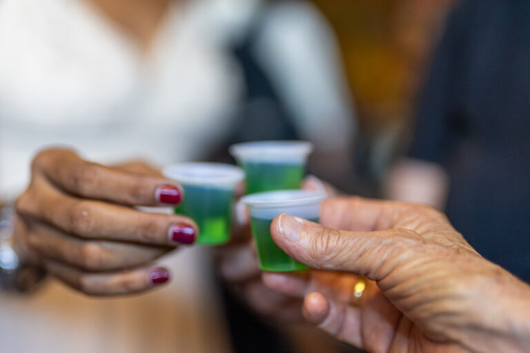 green rum in netto bar