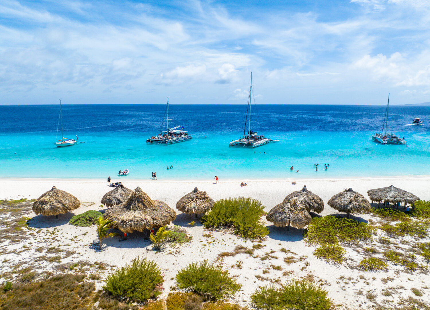 people at a beach with water