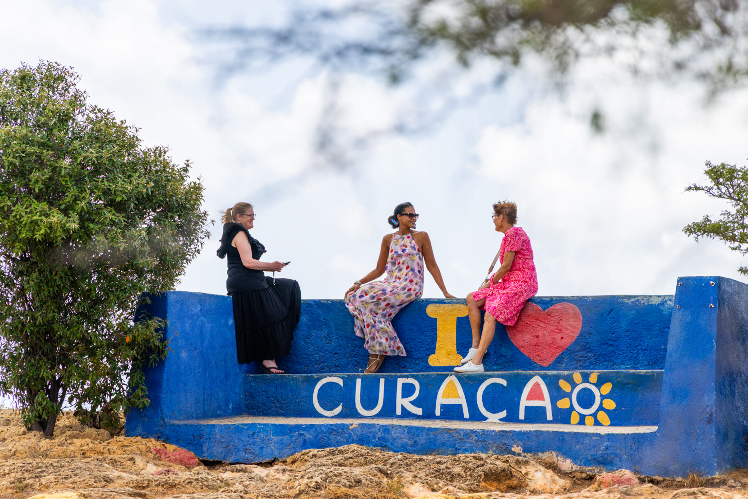 Jan Thiel viewpoint curacao bench